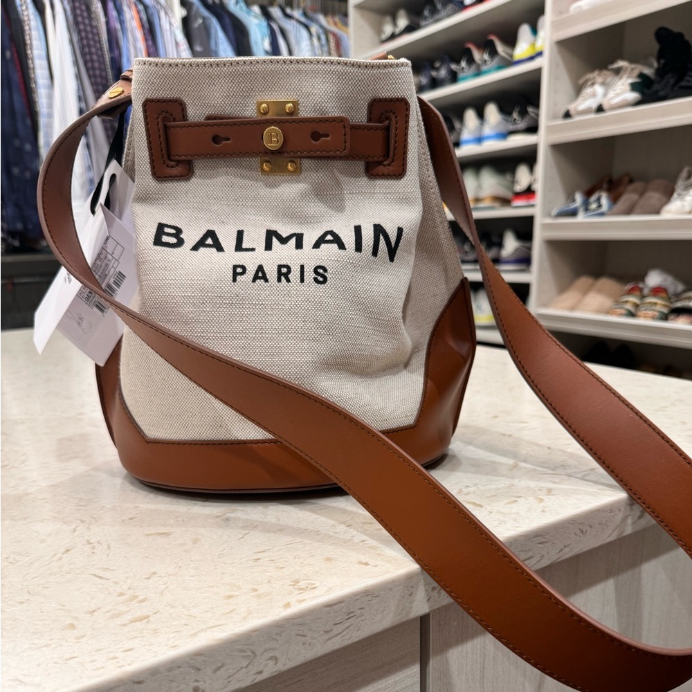 Balmain Paris Army Bucket Bag